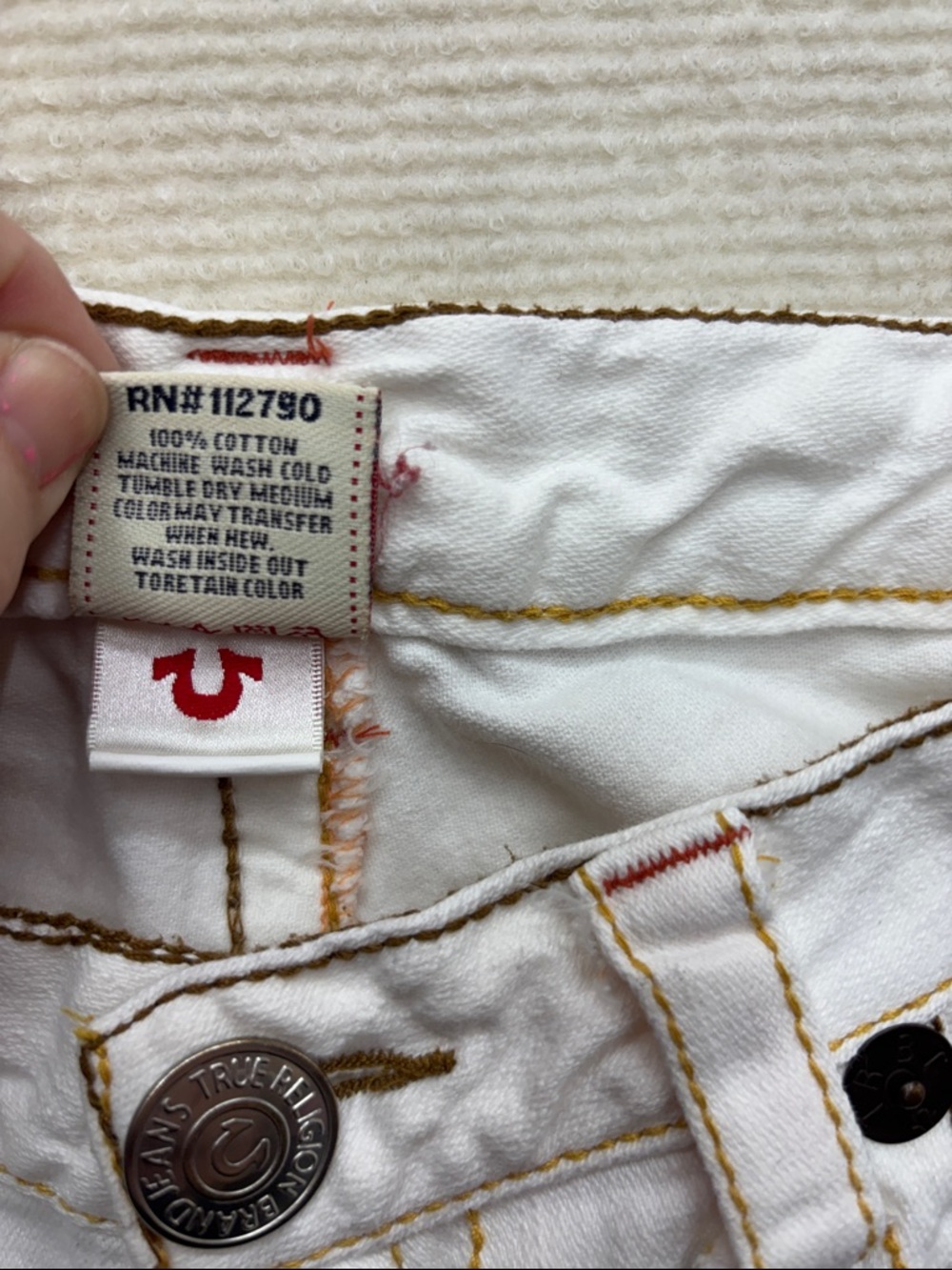 True Religion | 27 Women’s White Jeans - Classic Clean Style - Picture 8 of 8